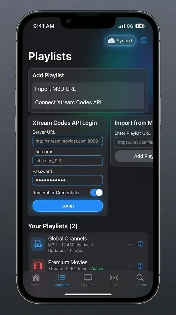 IPTVW Playlist Creation