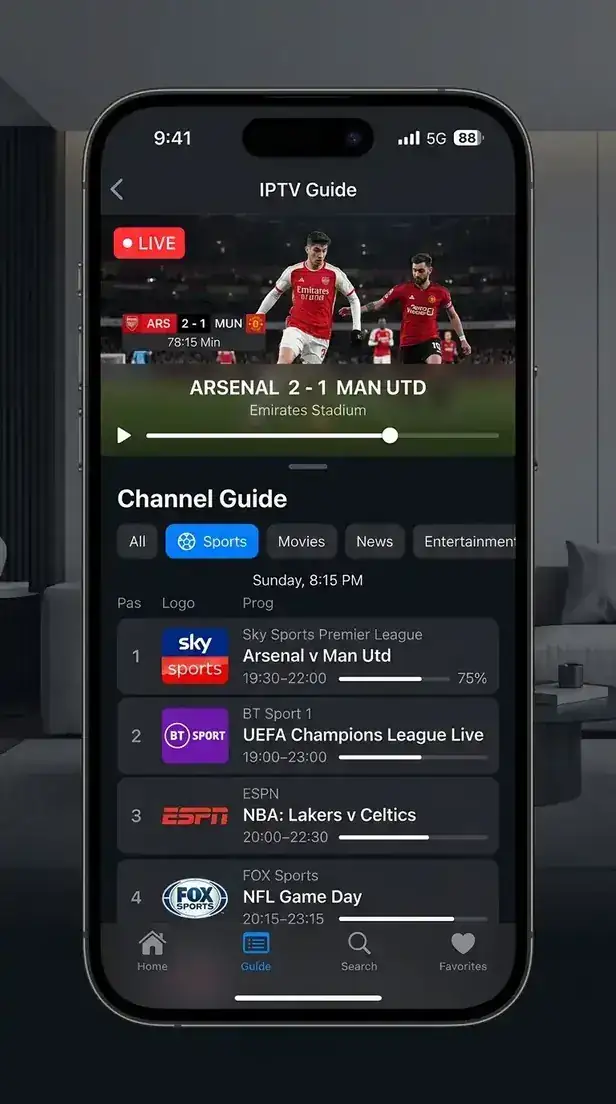 IPTVW Live Channels